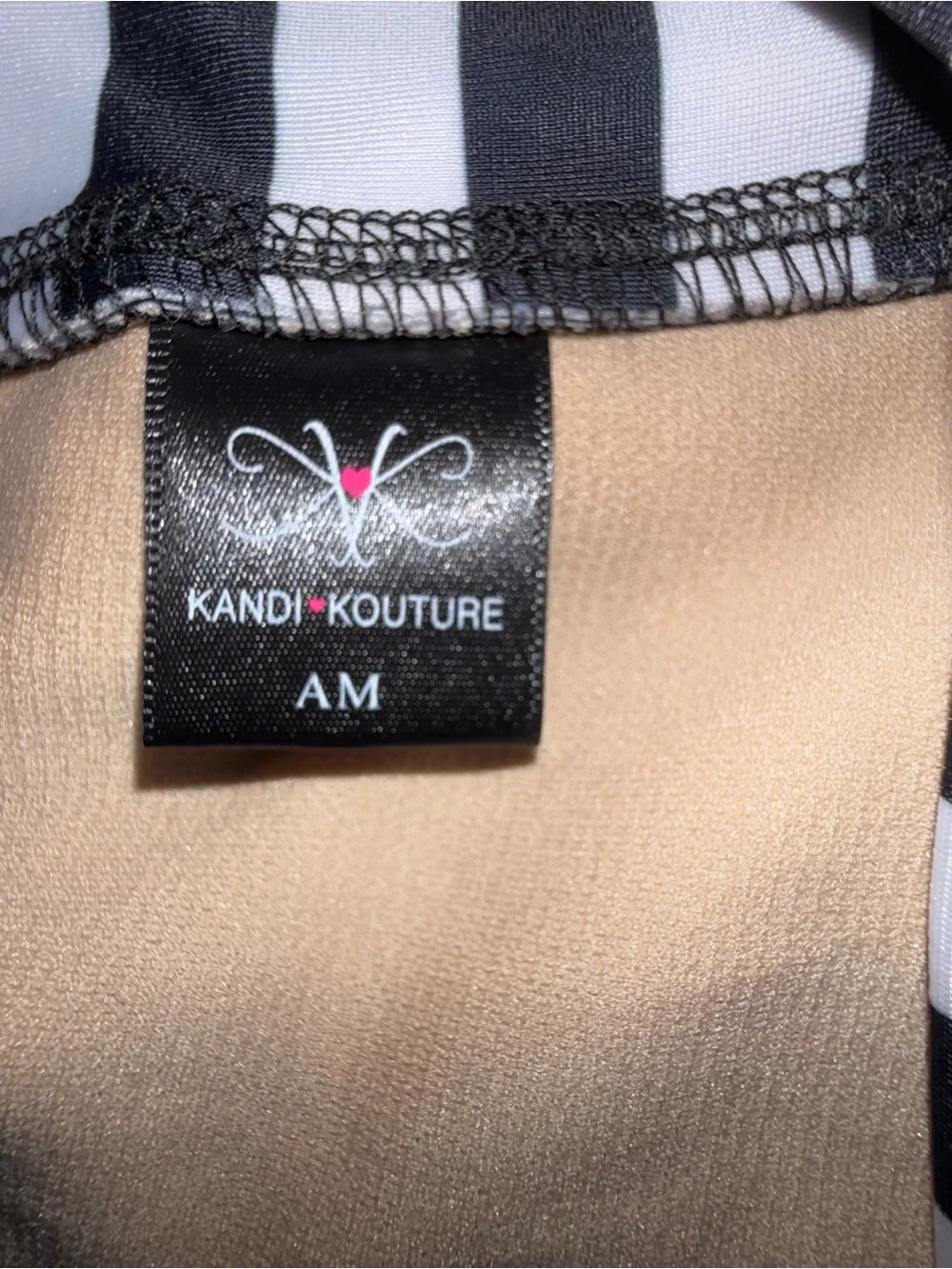 Kandi Kouture Striped Dance Set Size Adult Medium